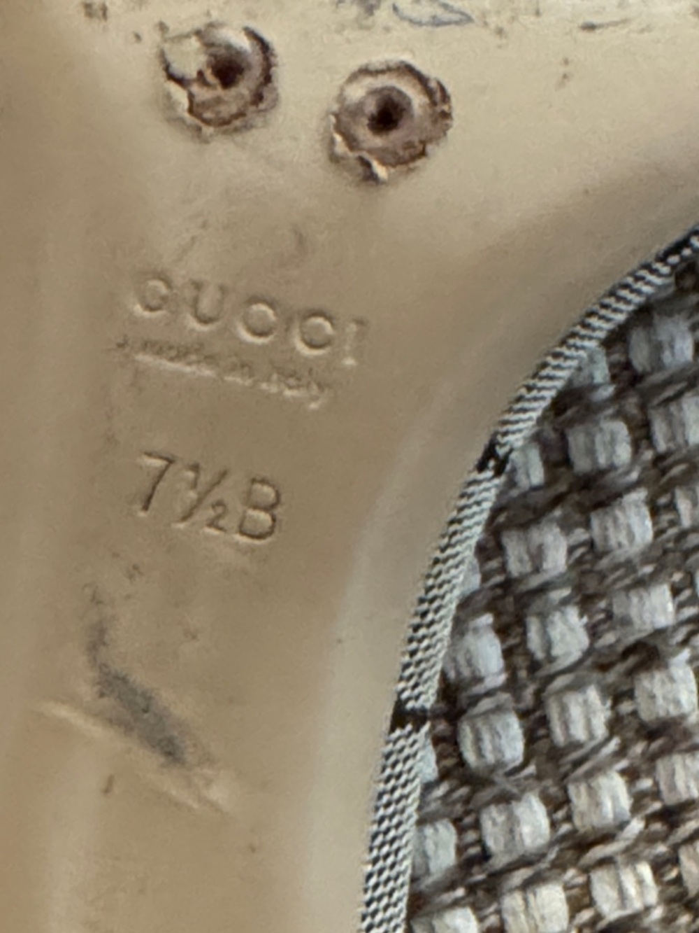 Authentic Gucci Brown GG Canvas Sandals with Silver Buckles - Picture 3 of 5